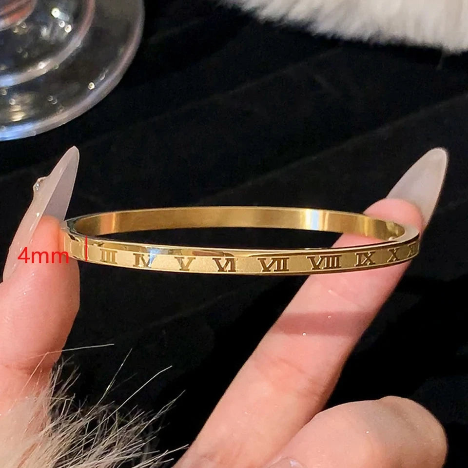 Sparkling Zirconia Stackable Bracelet Set