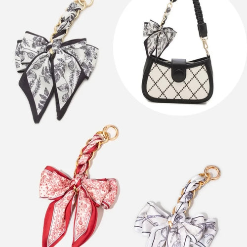 Decorative Bow Bag Extension Chain