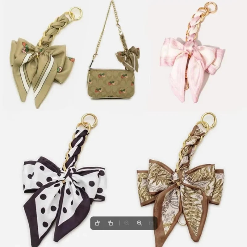 Decorative Bow Bag Extension Chain