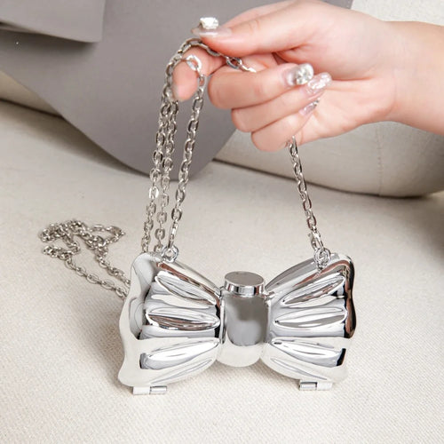 Bow Acrylic Evening Clutch