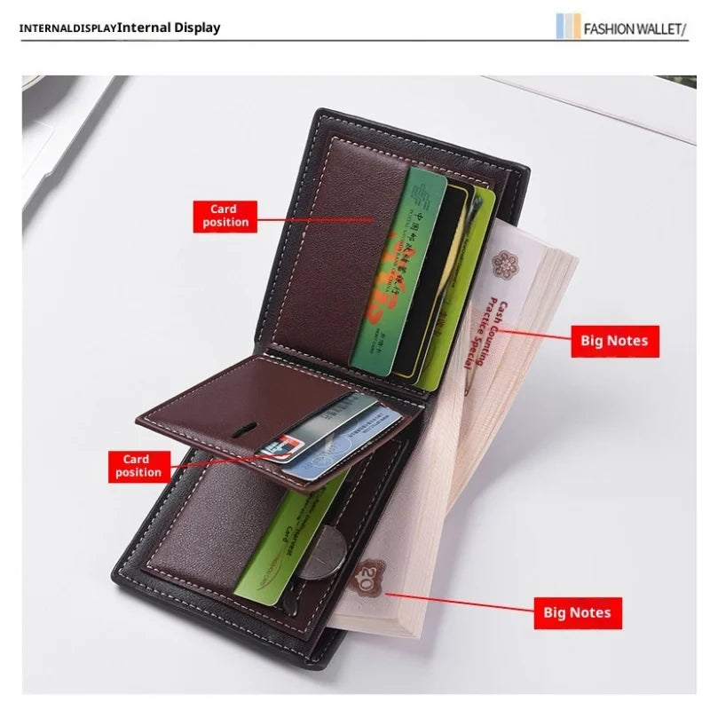 Woven Leather Card Wallet