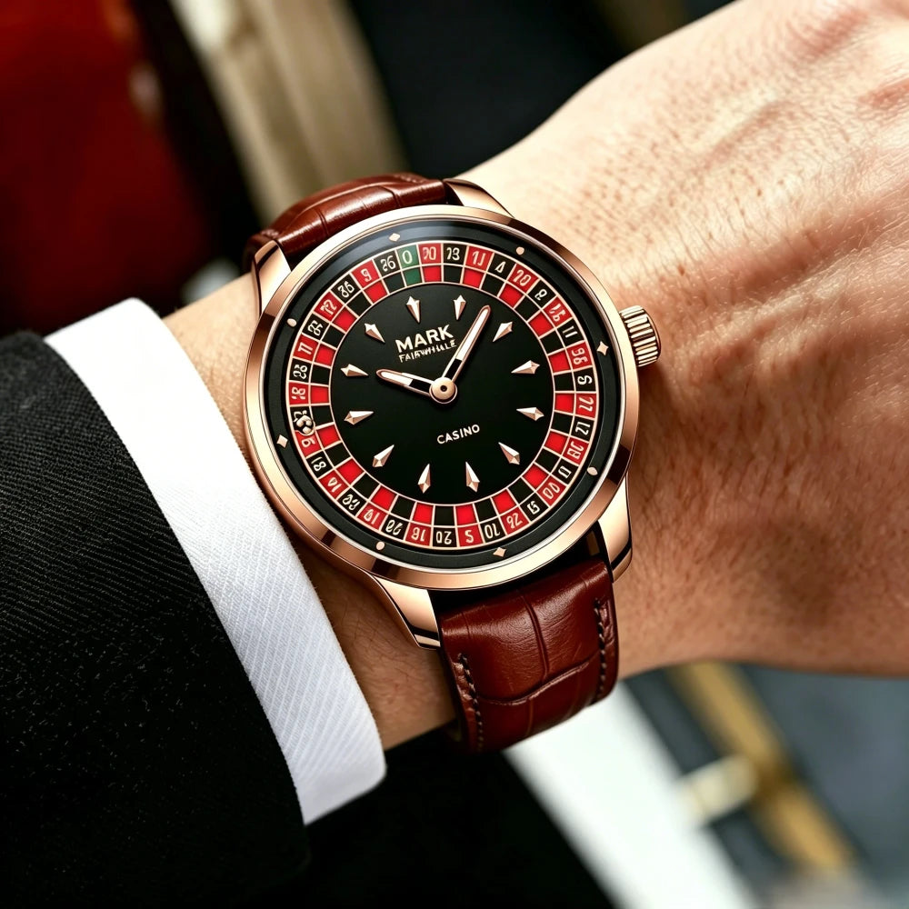 Mark Fairwhale Leather Quartz Watch