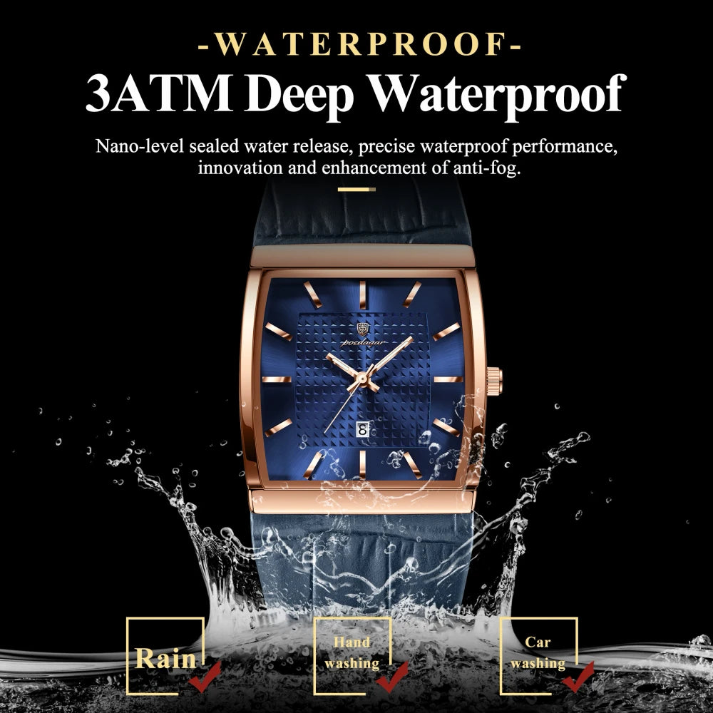 Leather Strap Quartz Watch