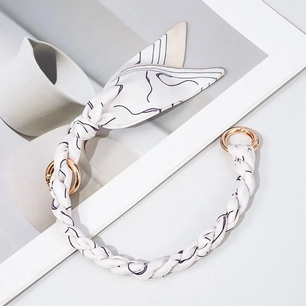 Decorative Handbag Chain Ribbon Strap