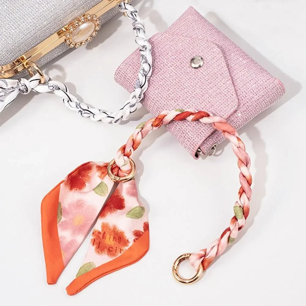 Decorative Handbag Chain Ribbon Strap
