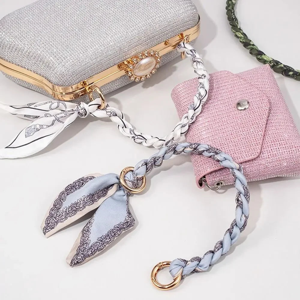 Decorative Handbag Chain Ribbon Strap