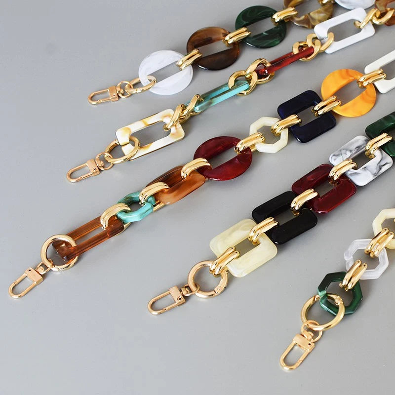 Acrylic Resin Handbag Chain