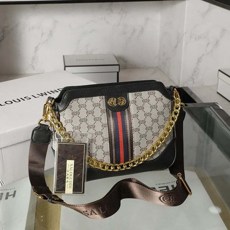 Floral Embossed Crossbody Handbag