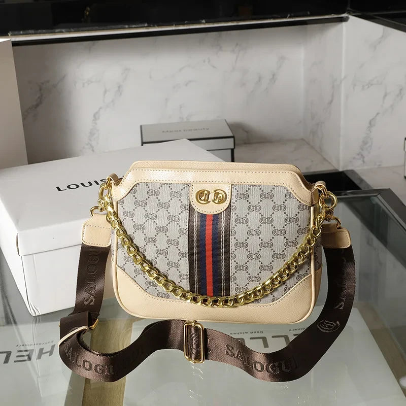 Floral Embossed Crossbody Handbag