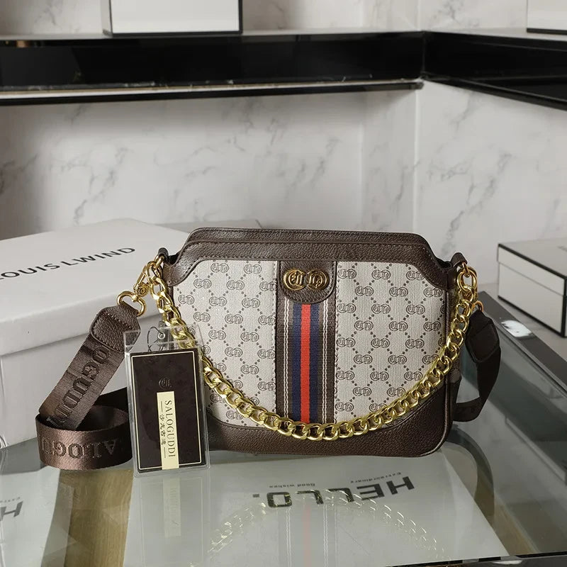 Floral Embossed Crossbody Handbag