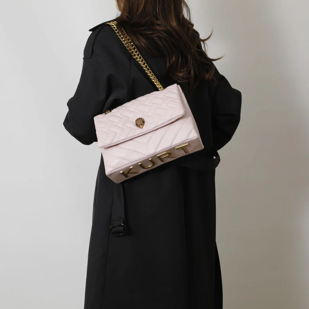 Textured Rhombus Embroidered Crossbody Bag