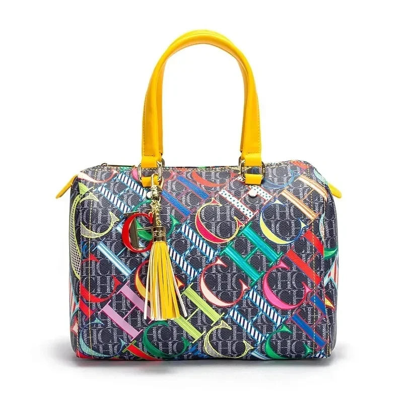 Printed Commuter Crossbody Bag – City Print