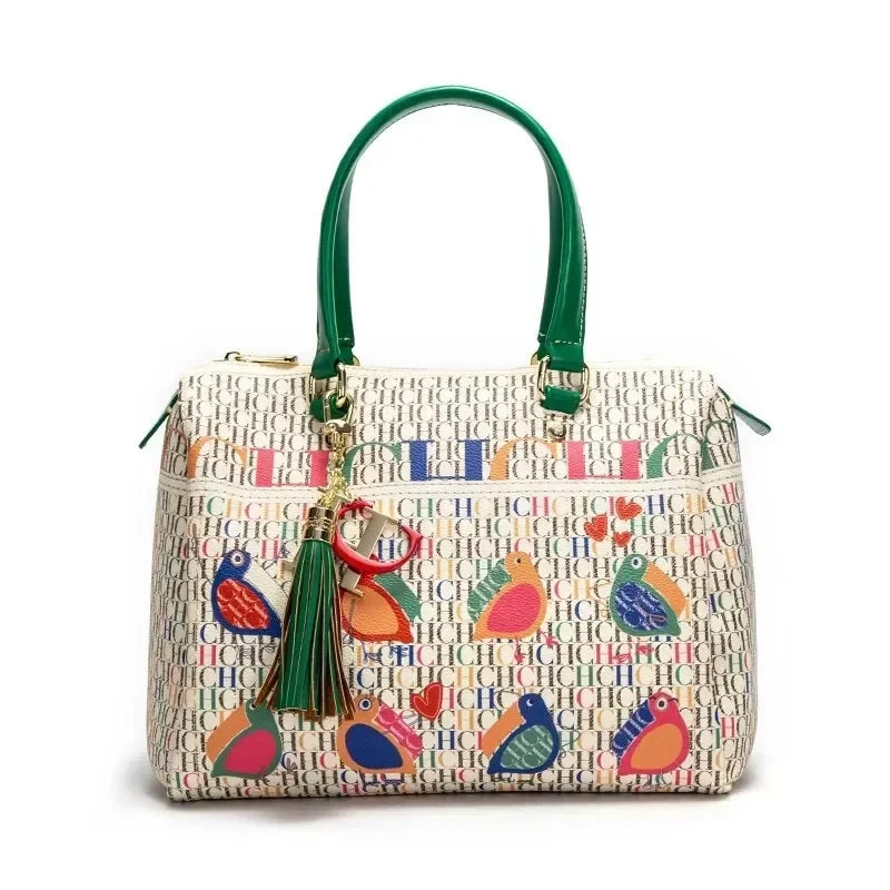 Printed Commuter Crossbody Bag – City Print