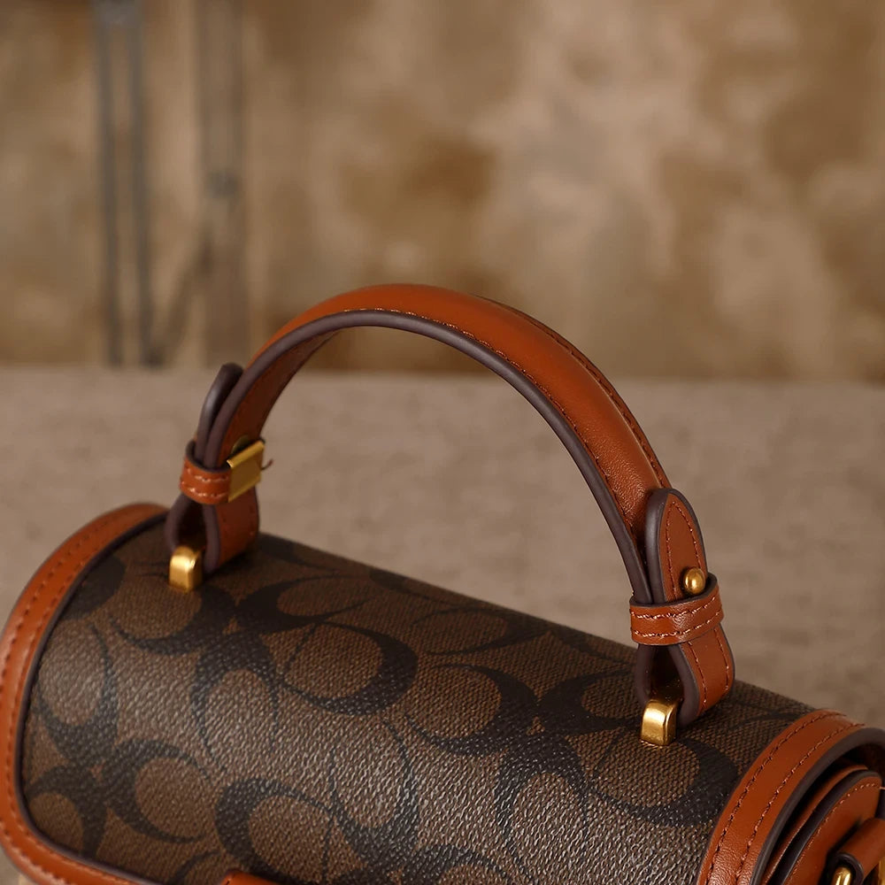 Minimalist Contrast Crossbody Box Bag
