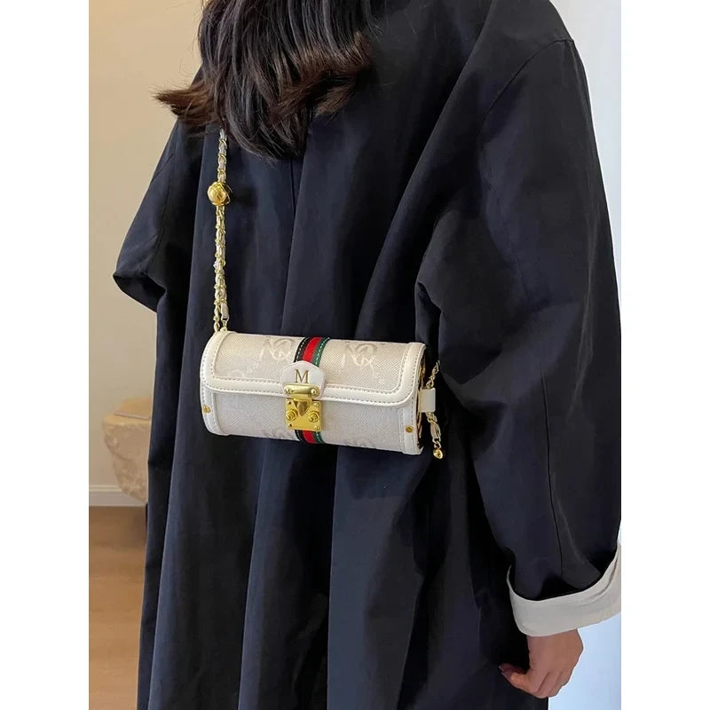 Retro Cylinder Shoulder Bag