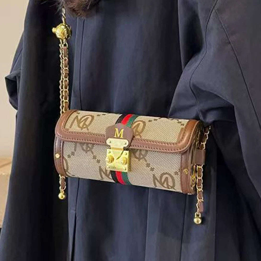 Retro Cylinder Shoulder Bag