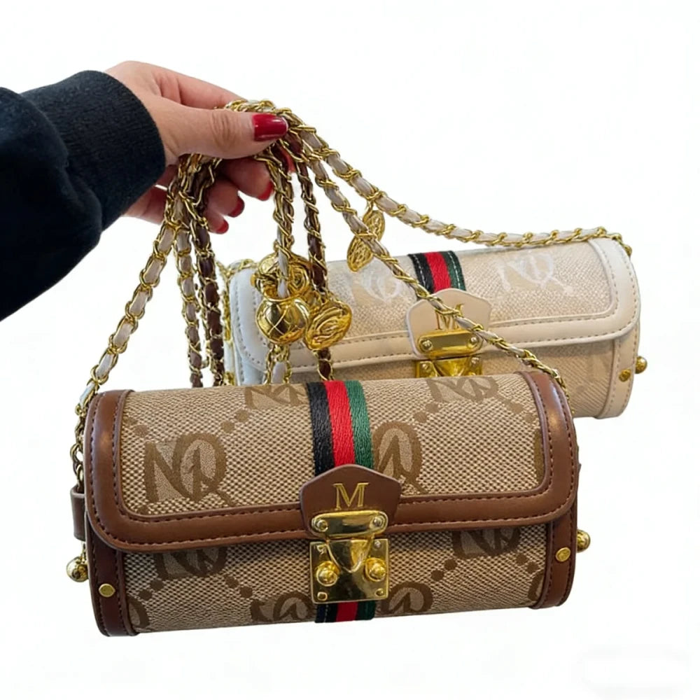Retro Cylinder Shoulder Bag