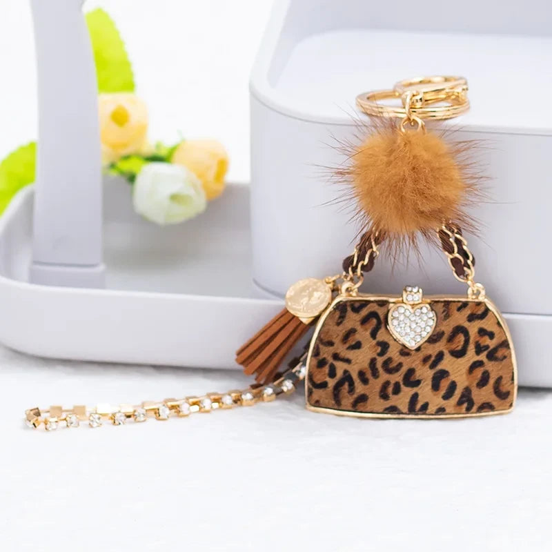 Decorative Leather Bag Charm