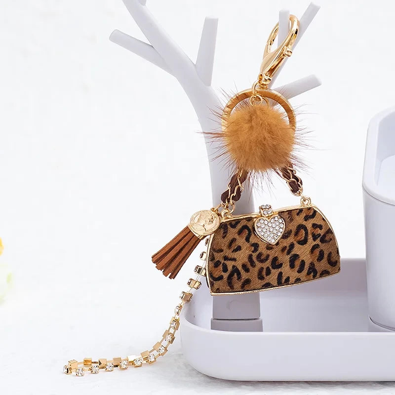 Decorative Leather Bag Charm