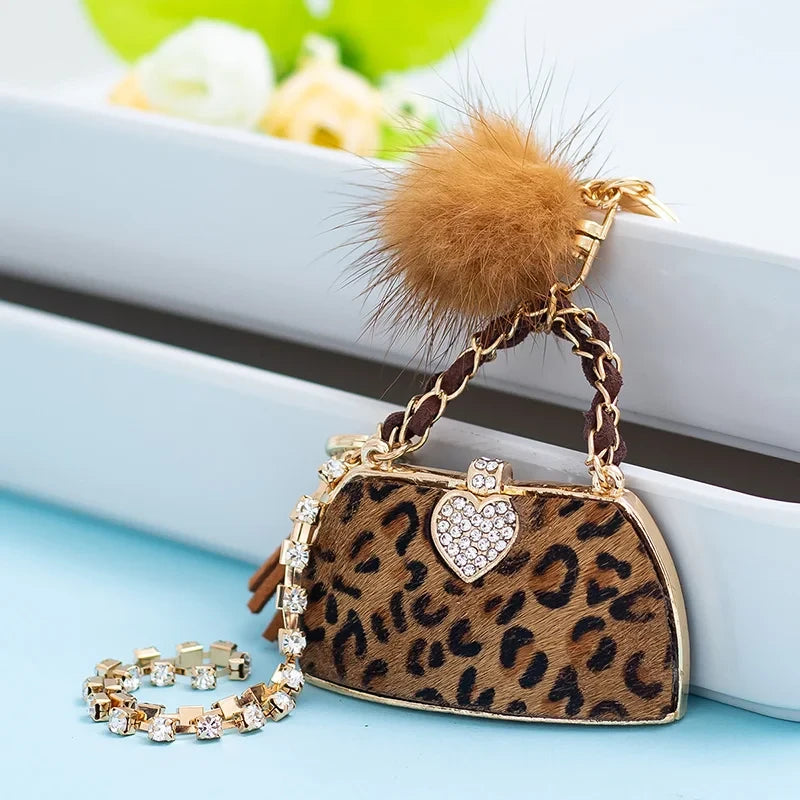 Decorative Leather Bag Charm