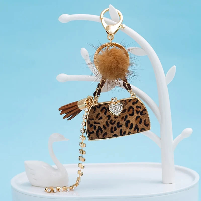 Decorative Leather Bag Charm