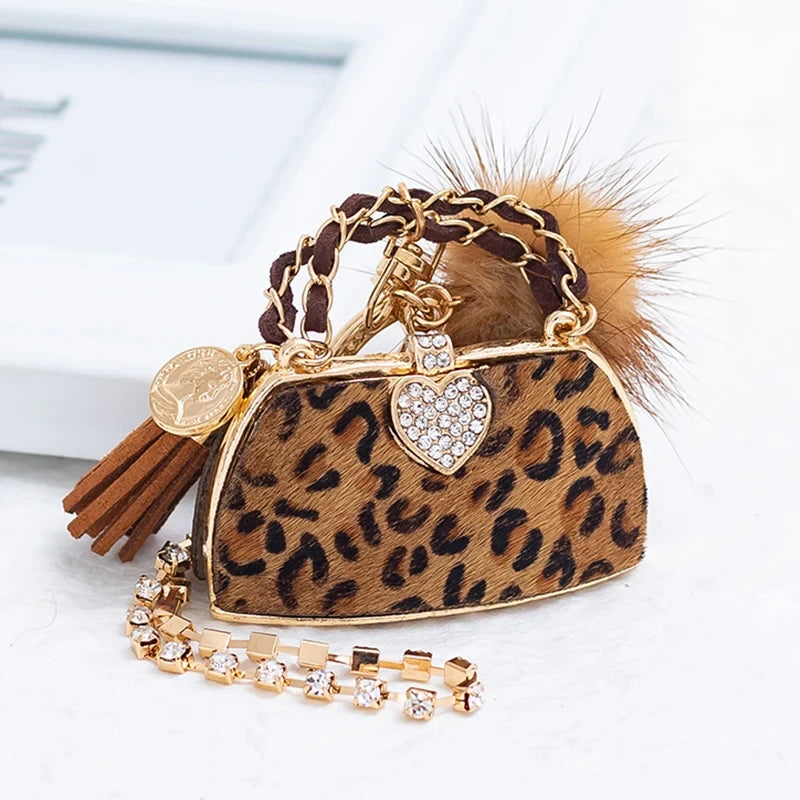 Decorative Leather Bag Charm