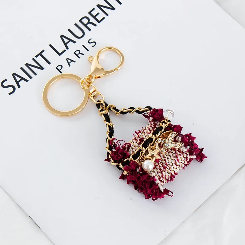 Decorative Leather Bag Charm