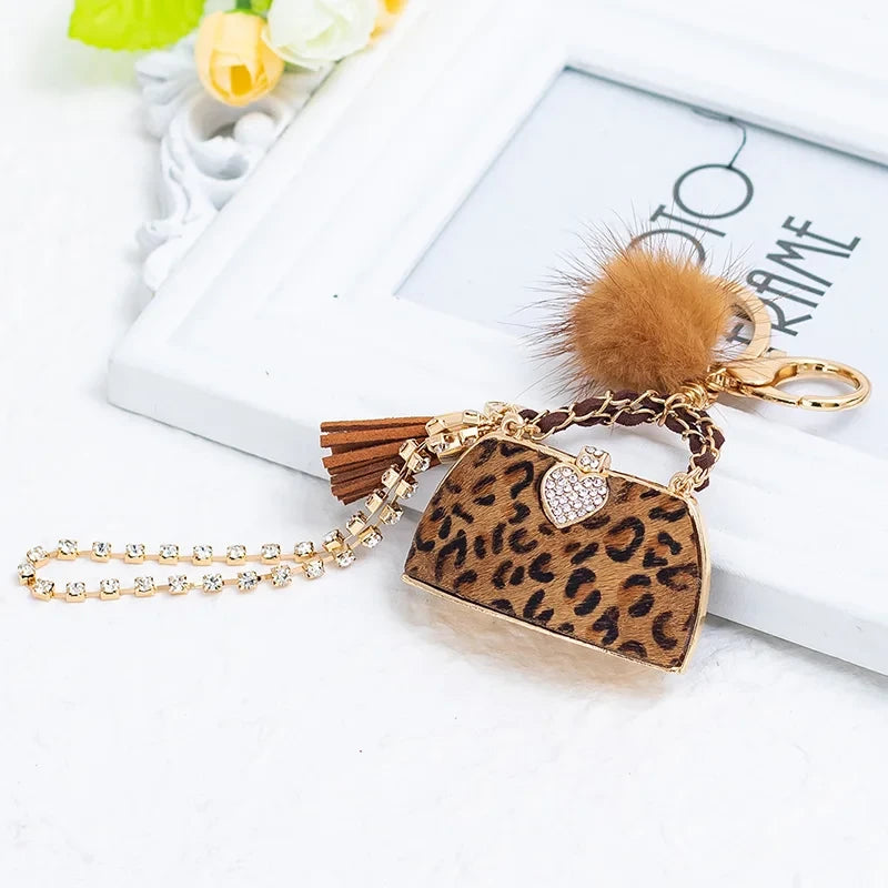 Decorative Leather Bag Charm