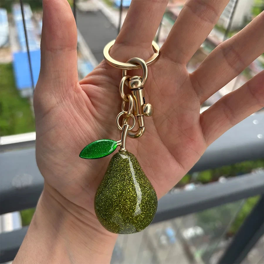 Crystal Cherry Handbag Charm