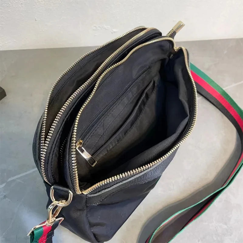 Versatile Printed Shoulder Bag