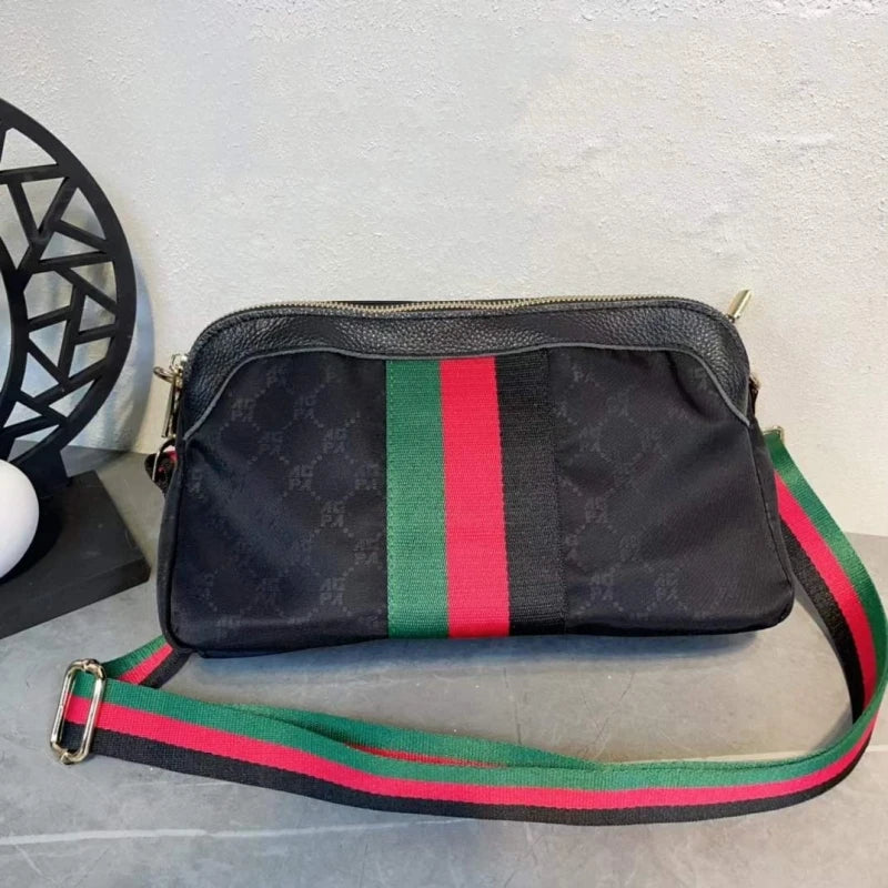 Versatile Printed Shoulder Bag