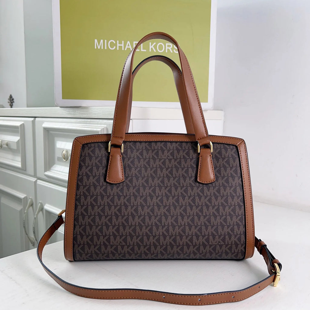 Michael Kors Women Fashion Handbag Retro Classic Tote Bag Large Capacity High Quality Luxury Shoulder Bag Ladies' Exquisite Gift