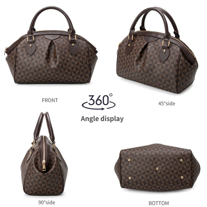New Fashion Women's Bag Trend Brand Casual Versatile Shell Bag Large Capacity Personality Dumpling Bag Designer Luxury Handbag