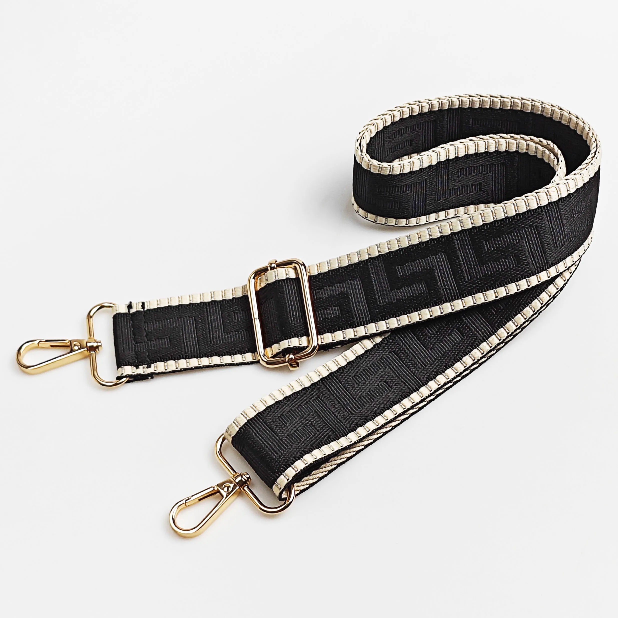 Adjustable Replacement Bag Strap – 1.5" Wide Maze Pattern Crossbody & Shoulder Strap