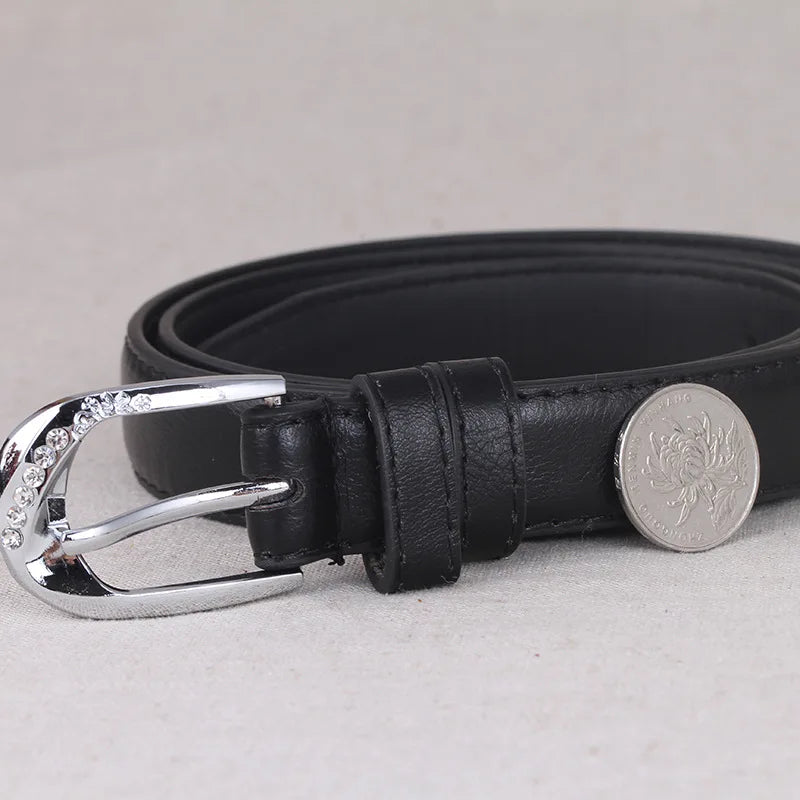 Women's Fashion PU Leather Belt | High Quality Trendy Waist Belt for Dresses & Outfits
