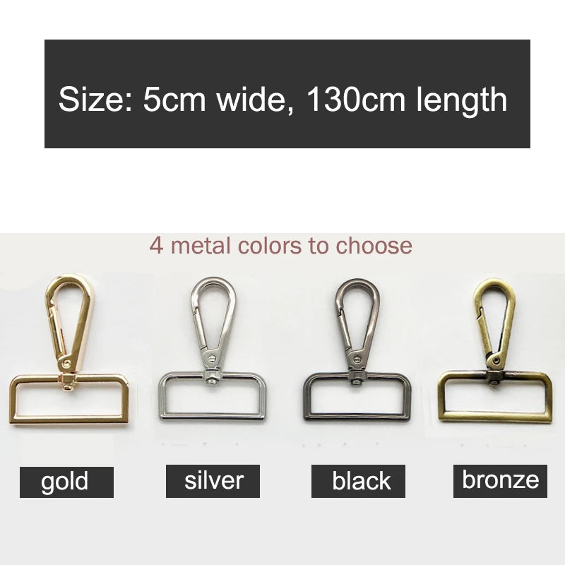 Wide Leopard Print Bag Strap – Adjustable Replacement Shoulder Strap, 130cm