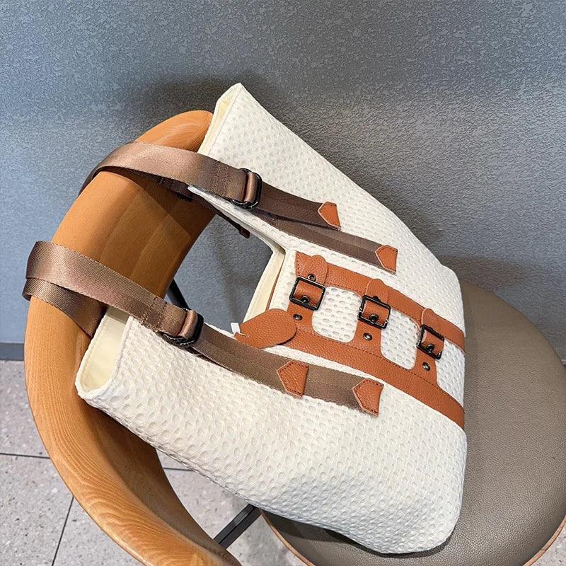 Fashion Popular Women's Tote Bag High Quality Versatile Mesh Shoulder Bag Trend Personality Armpit Bag Designer Luxury Handbags