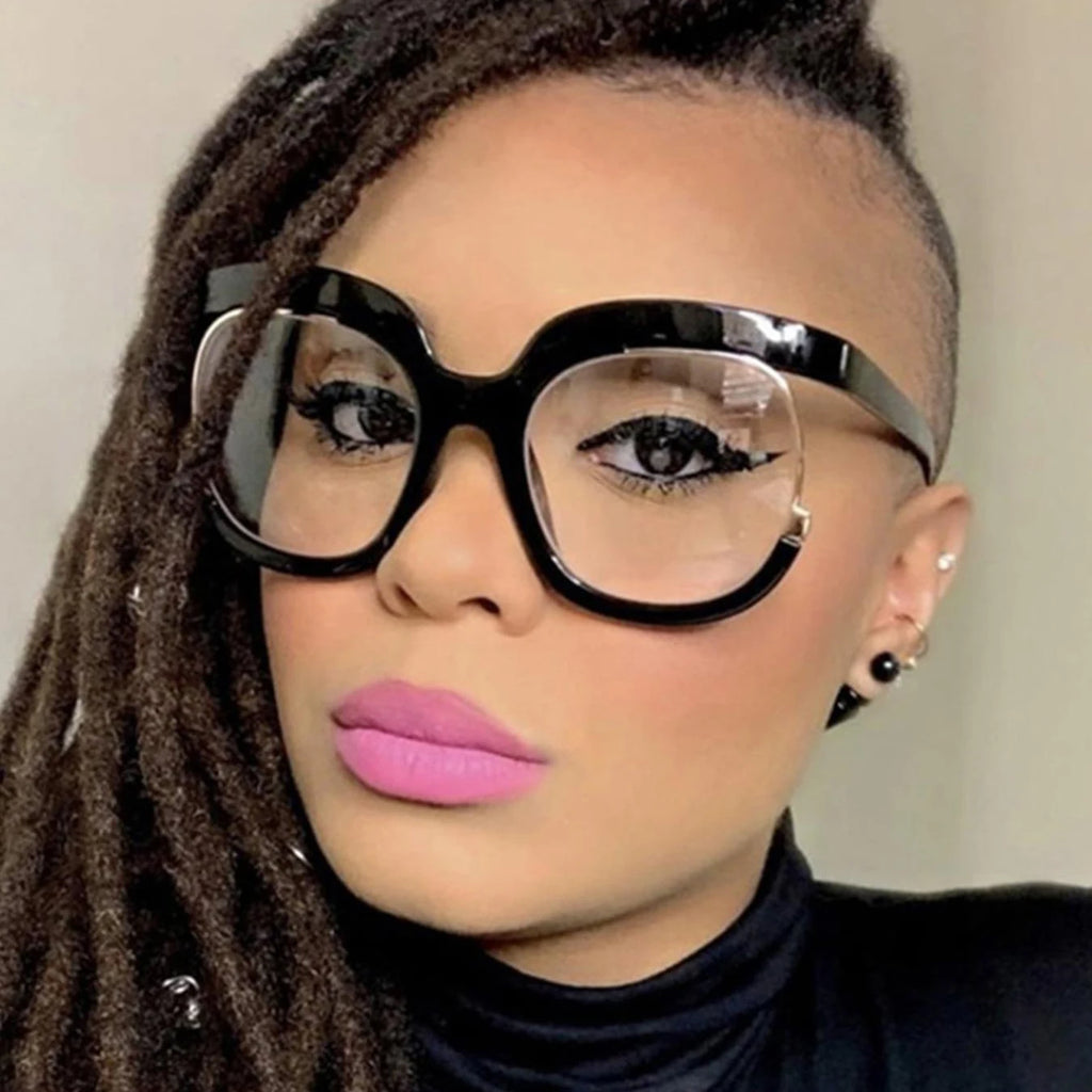 Women's Owl Frame Fashion Glasses — Trendy Oversized Cat Eye Eyewear & Statement Sunglasses