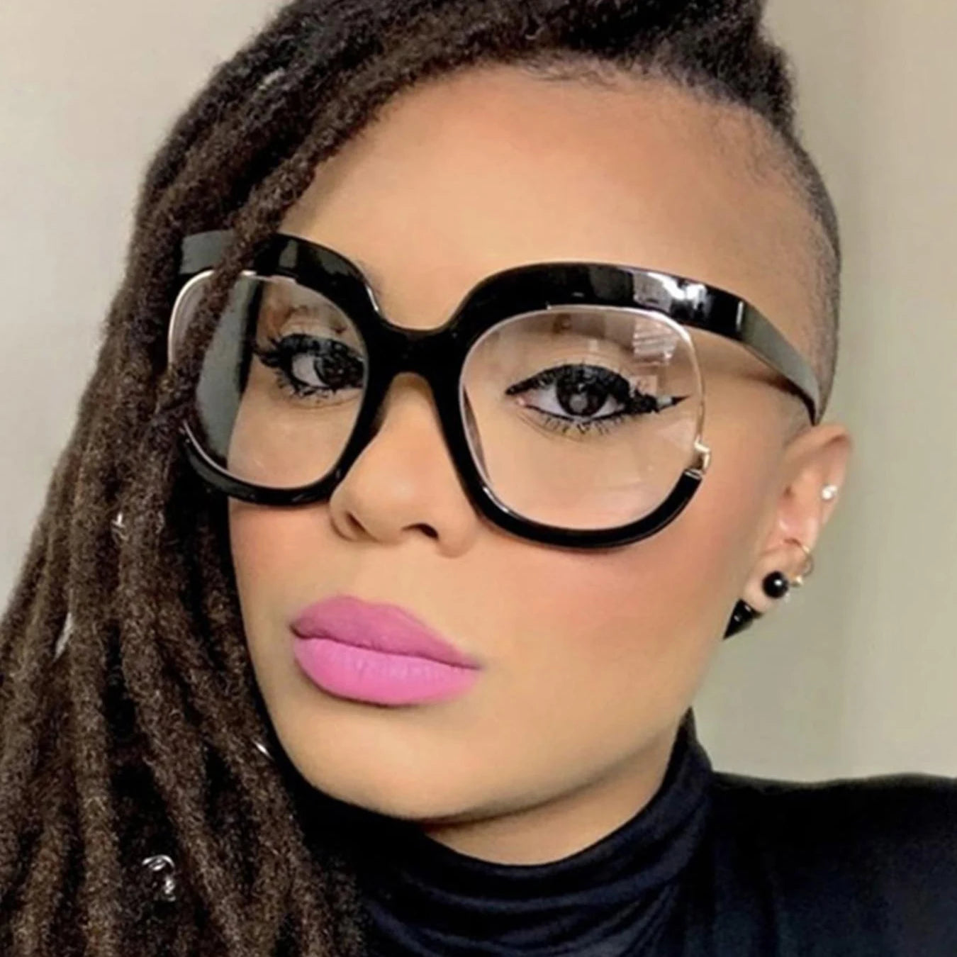 Women's Owl Frame Fashion Glasses — Trendy Oversized Cat Eye Eyewear & Statement Sunglasses