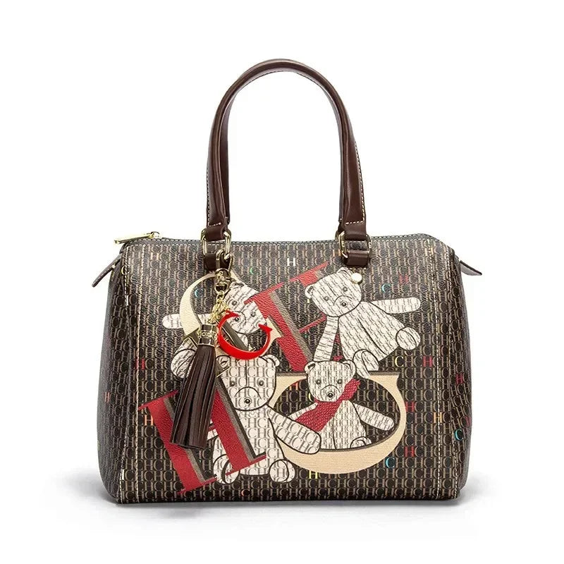 CH Women's Commuter Crossbody Bag 2026 Spring New Colorful Printed Women's Handbags Monogram Bronze Fashion Luxury Design