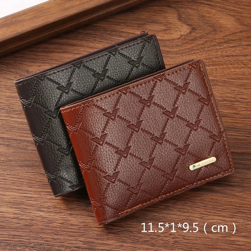 puCoin Purse Card Holder Men's Short Printed Wallet