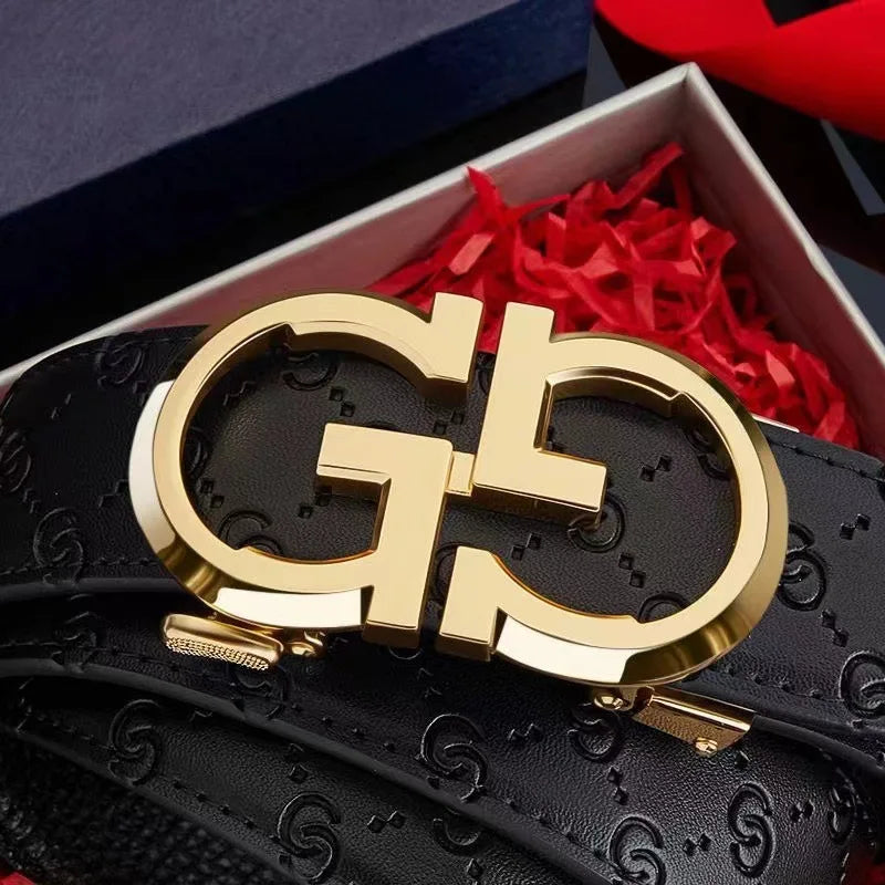 Men's Luxury Leather Business Belt | High Quality Designer-Inspired Dress Belt