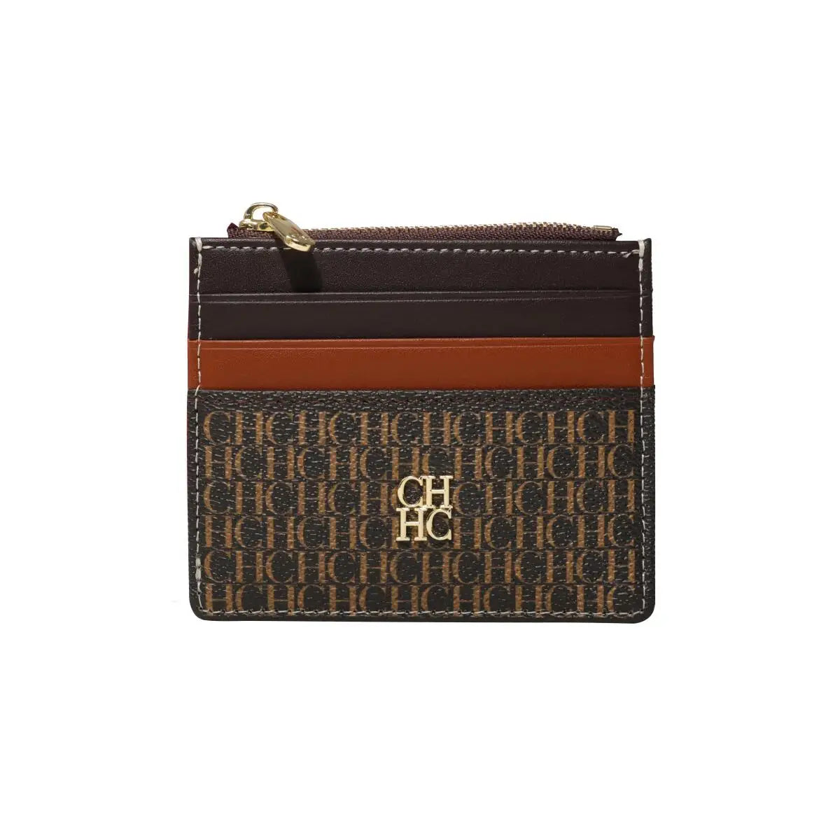 CH Women's Wallet Exquisite Compact Convenient Decoration Durable Elegant Brand Design Sense Letter Decoration Zipper