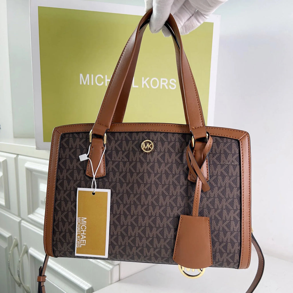 Michael Kors Women Fashion Handbag Retro Classic Tote Bag Large Capacity High Quality Luxury Shoulder Bag Ladies' Exquisite Gift