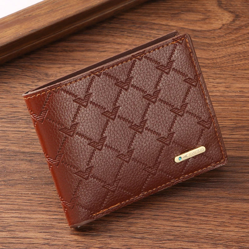 puCoin Purse Card Holder Men's Short Printed Wallet