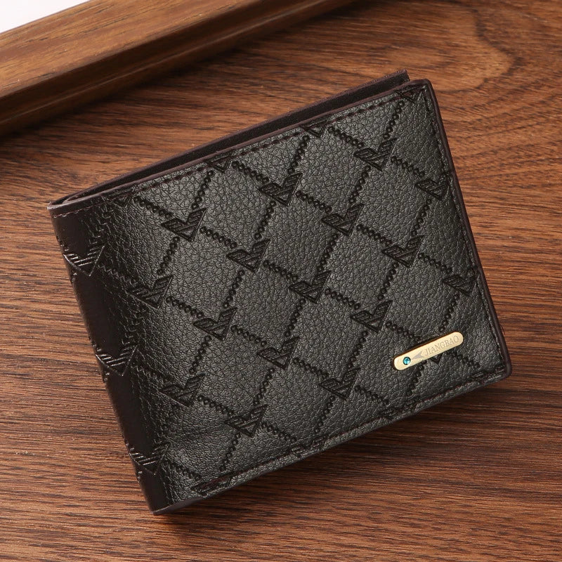 puCoin Purse Card Holder Men's Short Printed Wallet