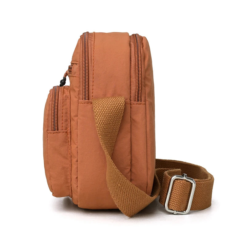 Lightweight Oxford Shoulder Bag for Women – Multi-Pocket Crossbody Purse Ideal for Business & Travel