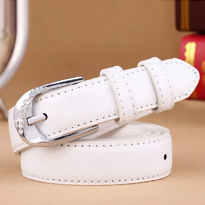 Women's Fashion PU Leather Belt | High Quality Trendy Waist Belt for Dresses & Outfits