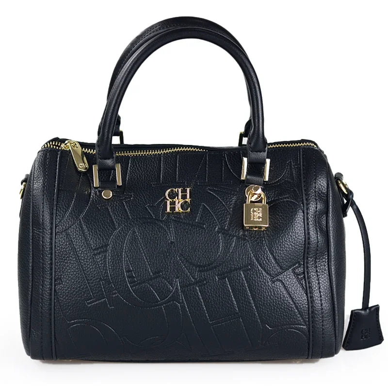 Embossed Logo Pattern Crossbody Bag – Casual Luxury Shoulder Handbag for Women in 5 Colors