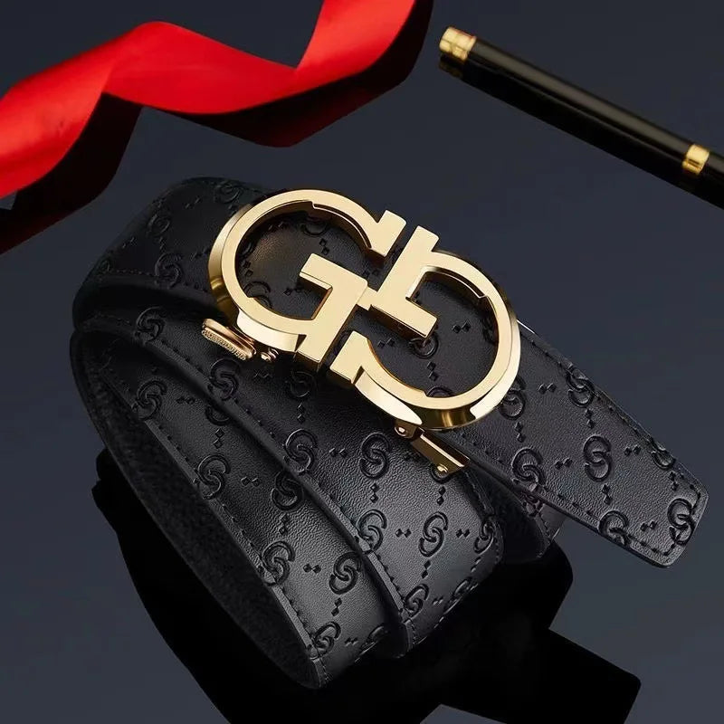 Men's Luxury Leather Business Belt | High Quality Designer-Inspired Dress Belt